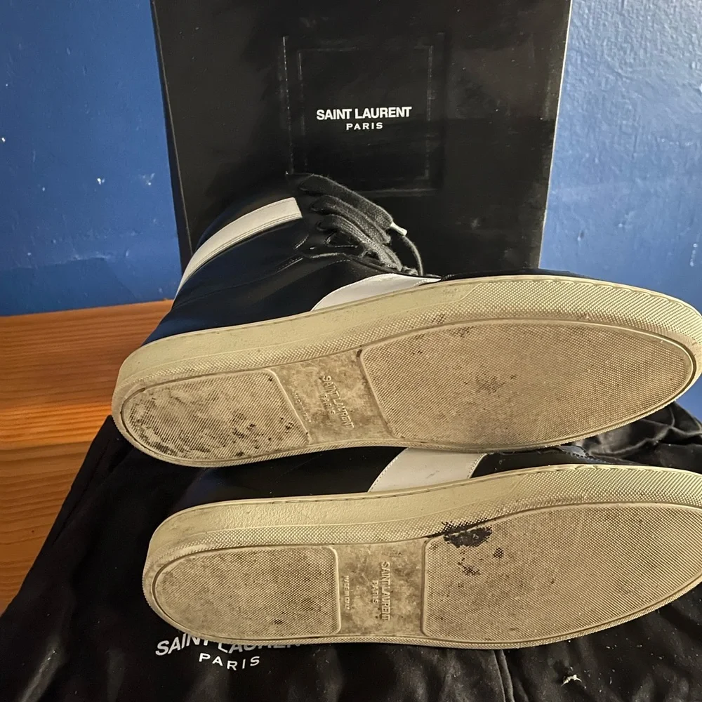 Men’s Saint Laurent High Top Sneakers - Picture 3 of 3